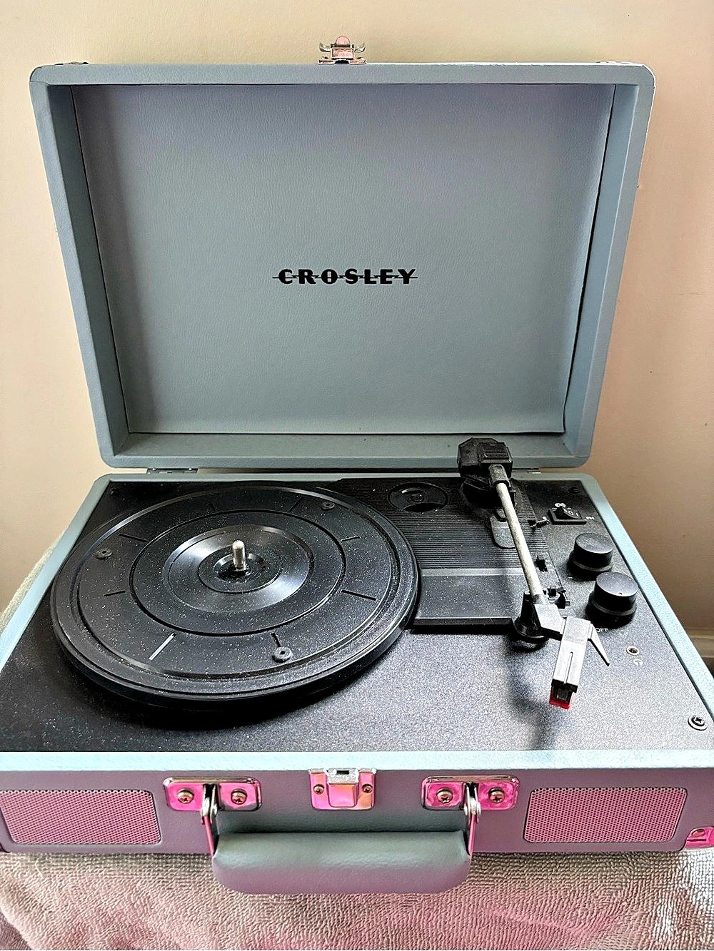 Crosley Cruiser Plus Portable Bluetooth Turntable Gray
